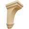 Ekena Millwork 4"W x 4 3/4"D x 8"H Small Jefferson Wood Corbel, Alder CORW04X04X08JEAL - alternate 1